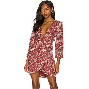 Cleobella Red Bandana Dress. Size Small